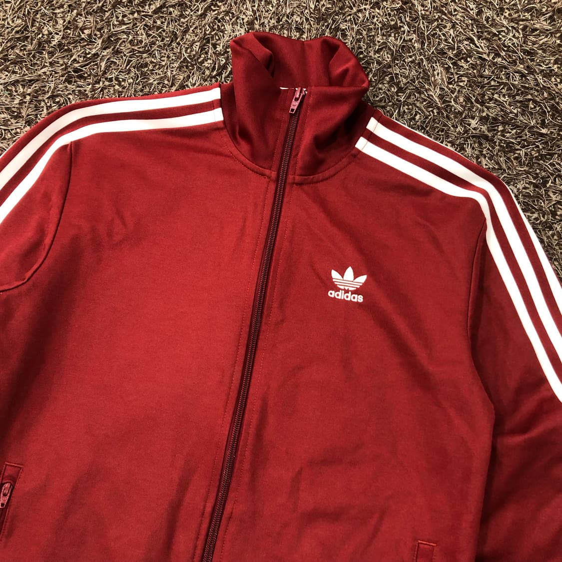 아디다스 베켄바우어 투웨이 버건디 져지 트랙 자켓 상품이미지2
