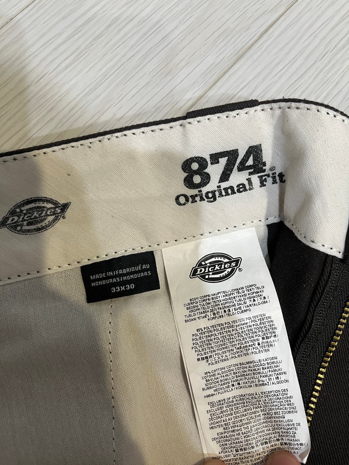 디키즈874 다크브라운 33x30 상품이미지2