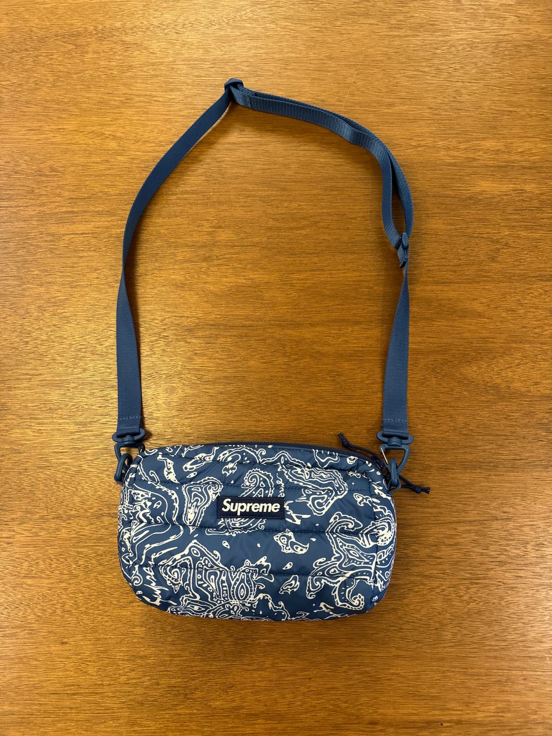 [OS] 슈프림 푸퍼 사이드백 블루 페이즐리  상품이미지9