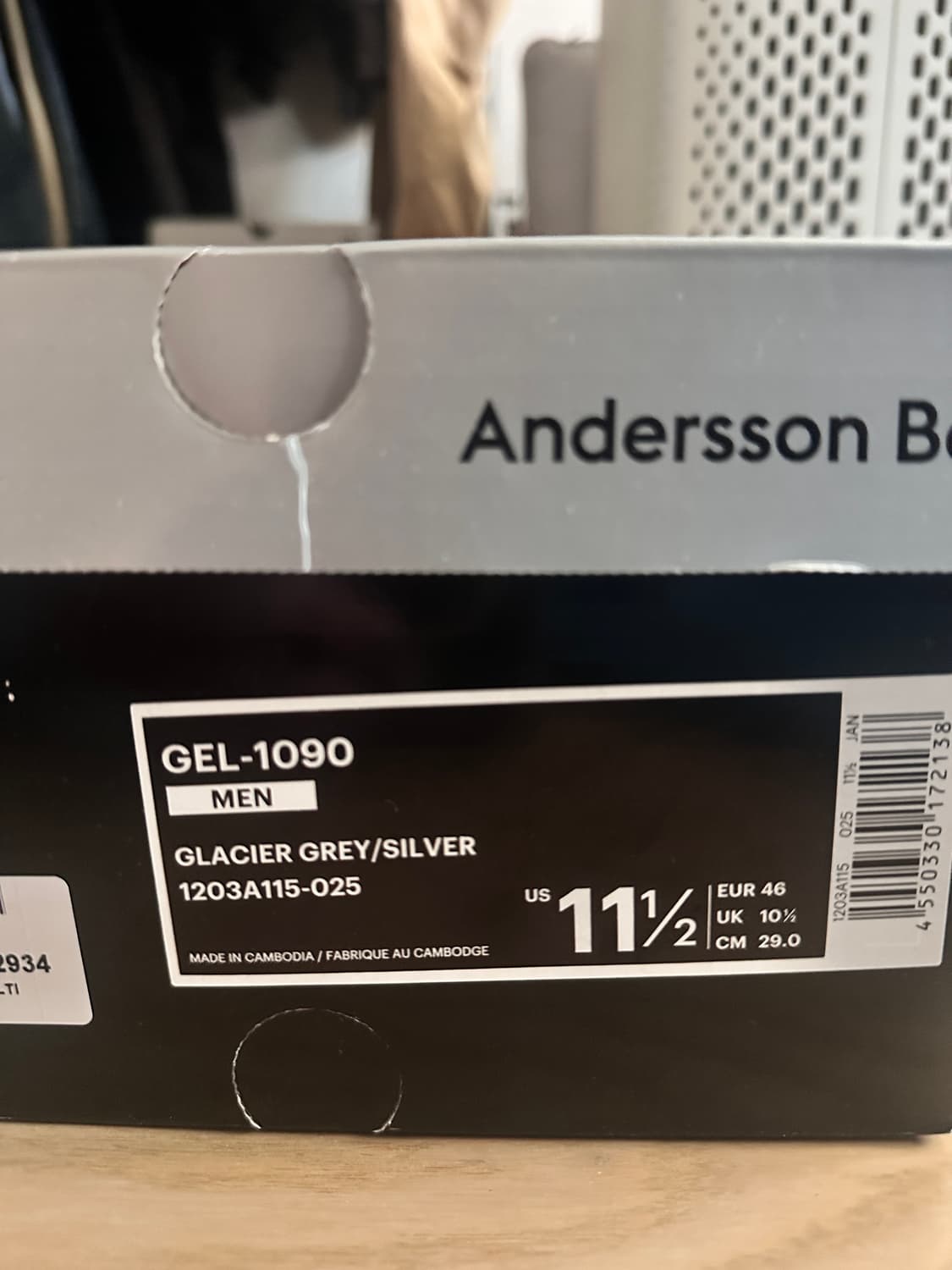 [290] 아식스 엔더슨벨 젤1090 실버 상품이미지8