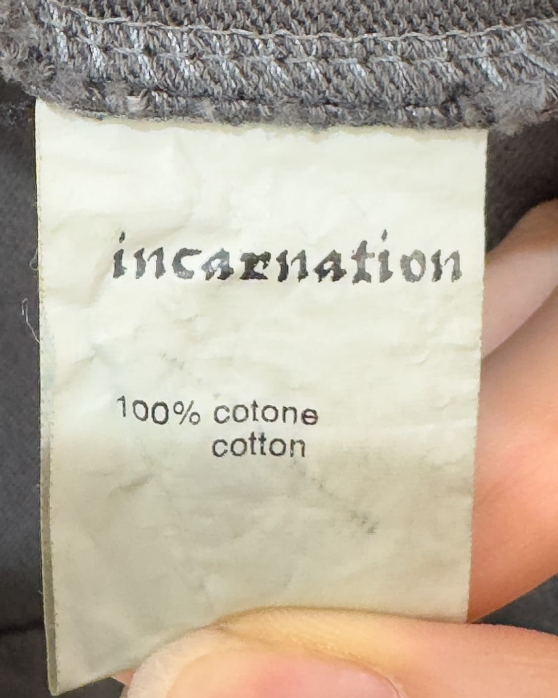 incarnation 그레이 코튼 숄카라 저지 자켓 상품이미지6