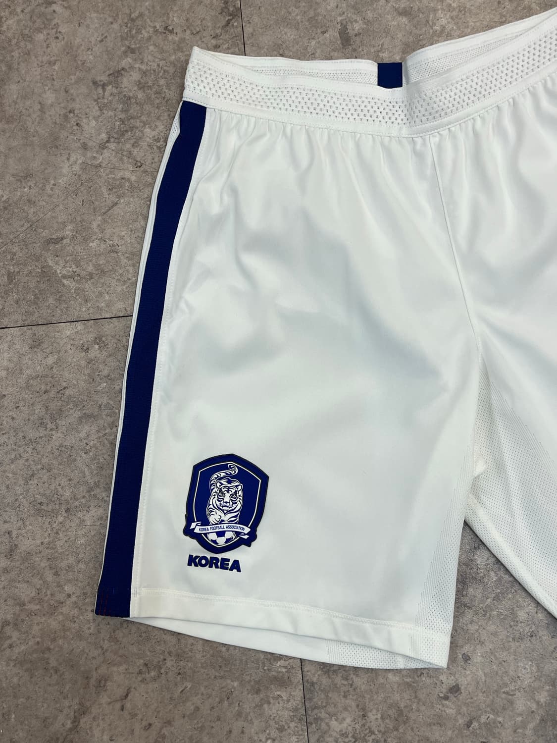 니이키 국대 선수 지급용 하프 팬츠 화이트 M #csz4071  상품이미지4