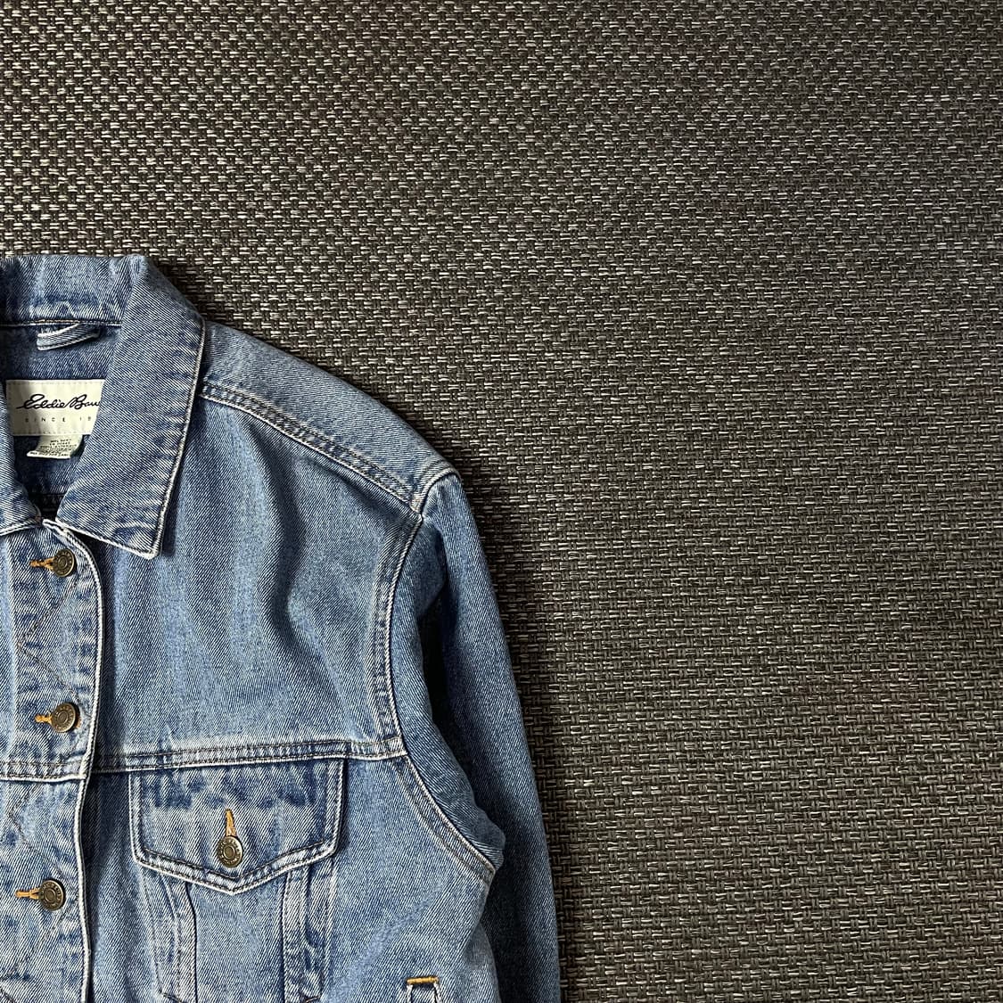 에디바우어 연청 투포켓 데님 자켓 S 상품이미지3