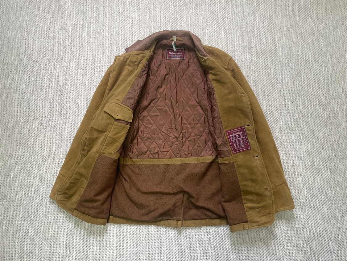 말보로 클래식 브라운 레더카라 헌팅자켓  J04162 상품이미지6