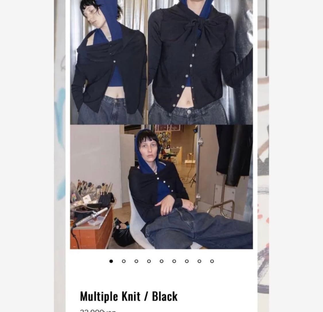 F) 퍼버즈 PERVERZE 24SS 가디건 상품이미지10