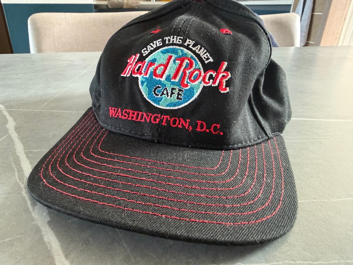 하드락카페 볼캡 (캡) 모자 블랙 상품이미지2