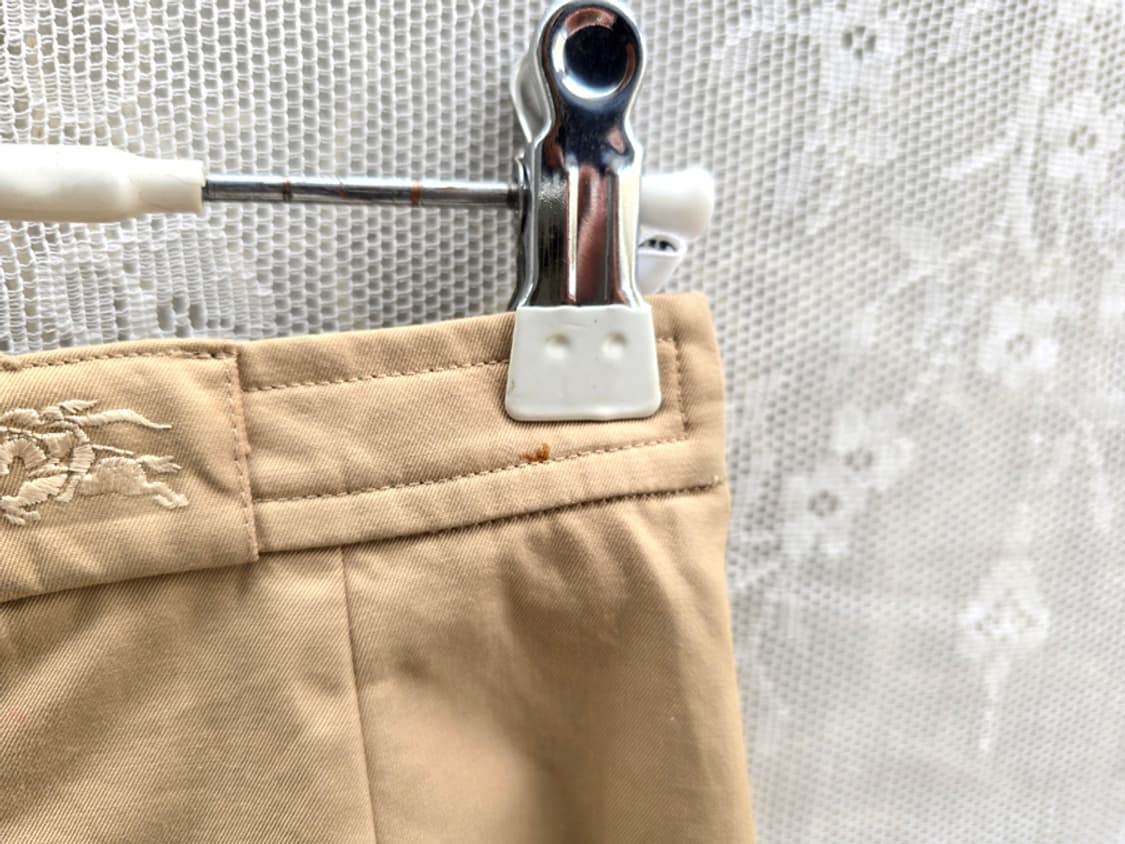 90s 버버리 코튼 스커트 상품이미지5