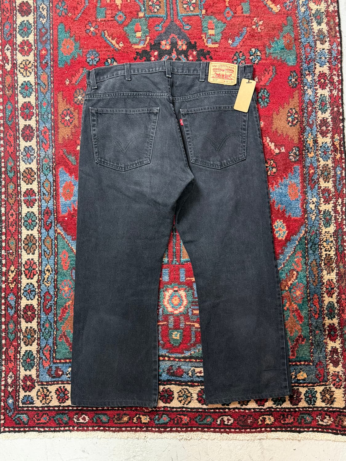 00's 빈티지 리바이스 517 블랙 플레어진 상품이미지4