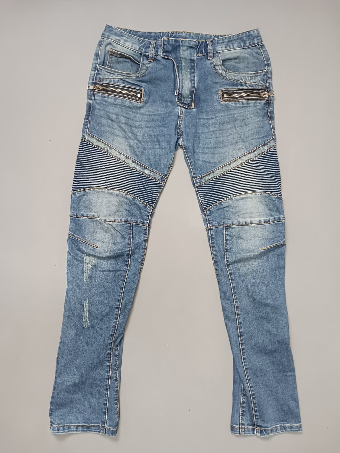 [34] 발망 블루워싱 디스 바이커진 청바지 상품이미지1