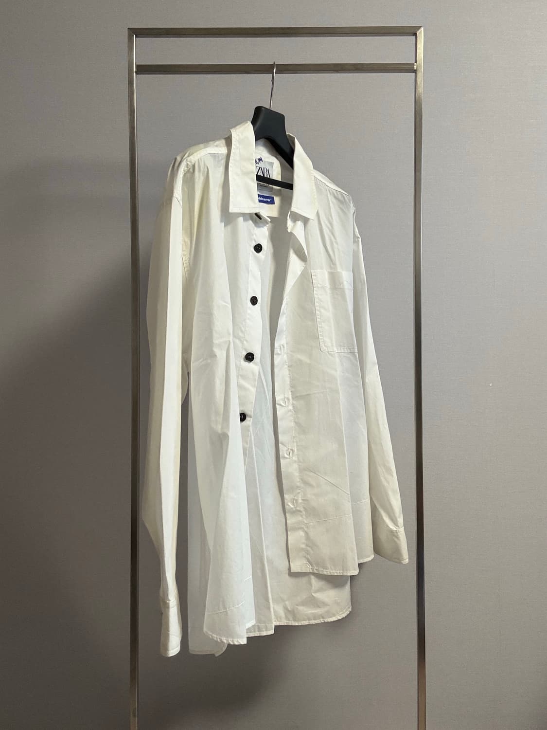 자라 아더에러 셔츠 L (화이트) 상품이미지2