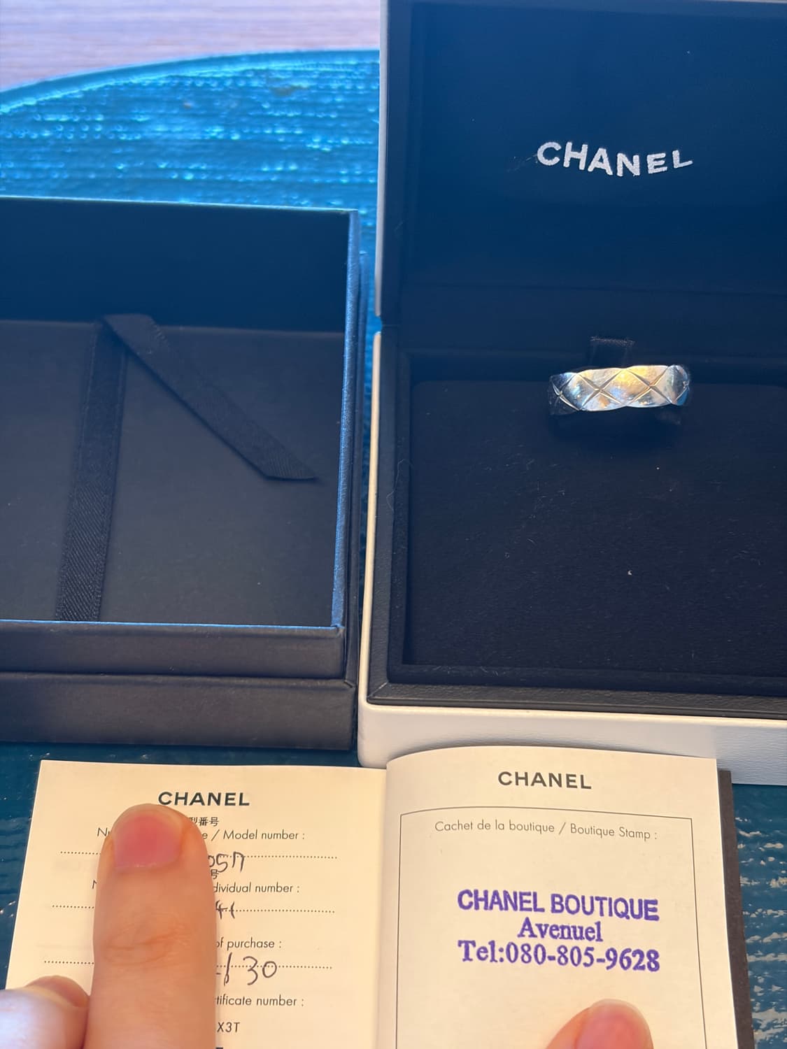 샤넬 코코 크러쉬 링 반지 화이트골드 스몰 57호 상품이미지4