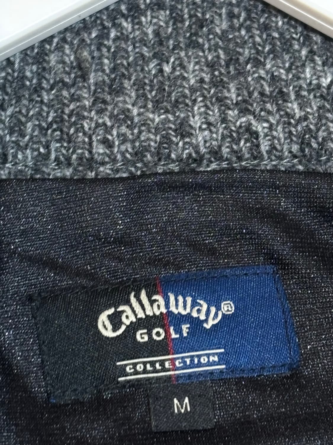 캘러웨이 방풍 하프집업 니트 스웨터 M 상품이미지5