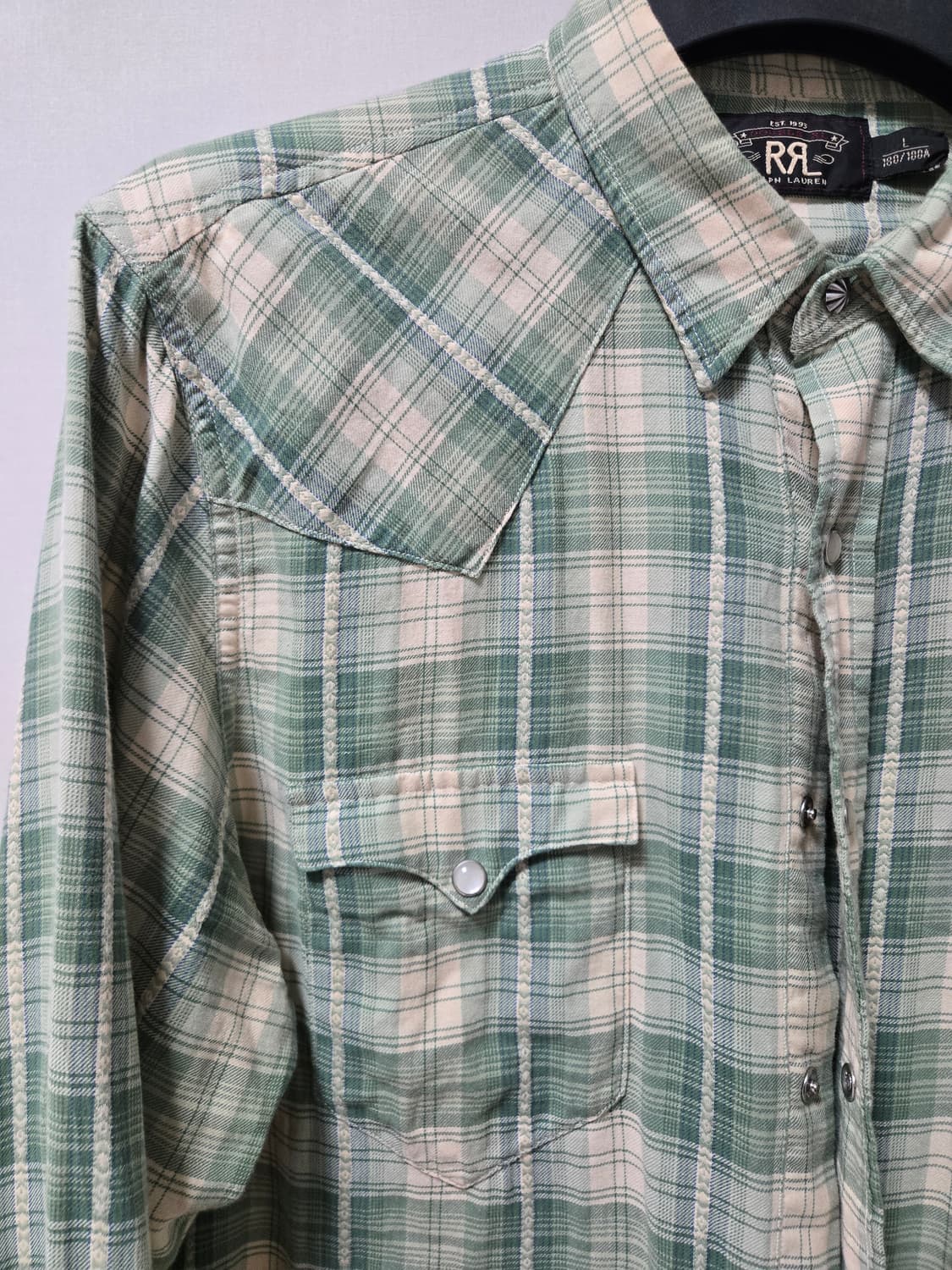 rrl 더블알엘 웨스턴 셔츠 L 상품이미지8
