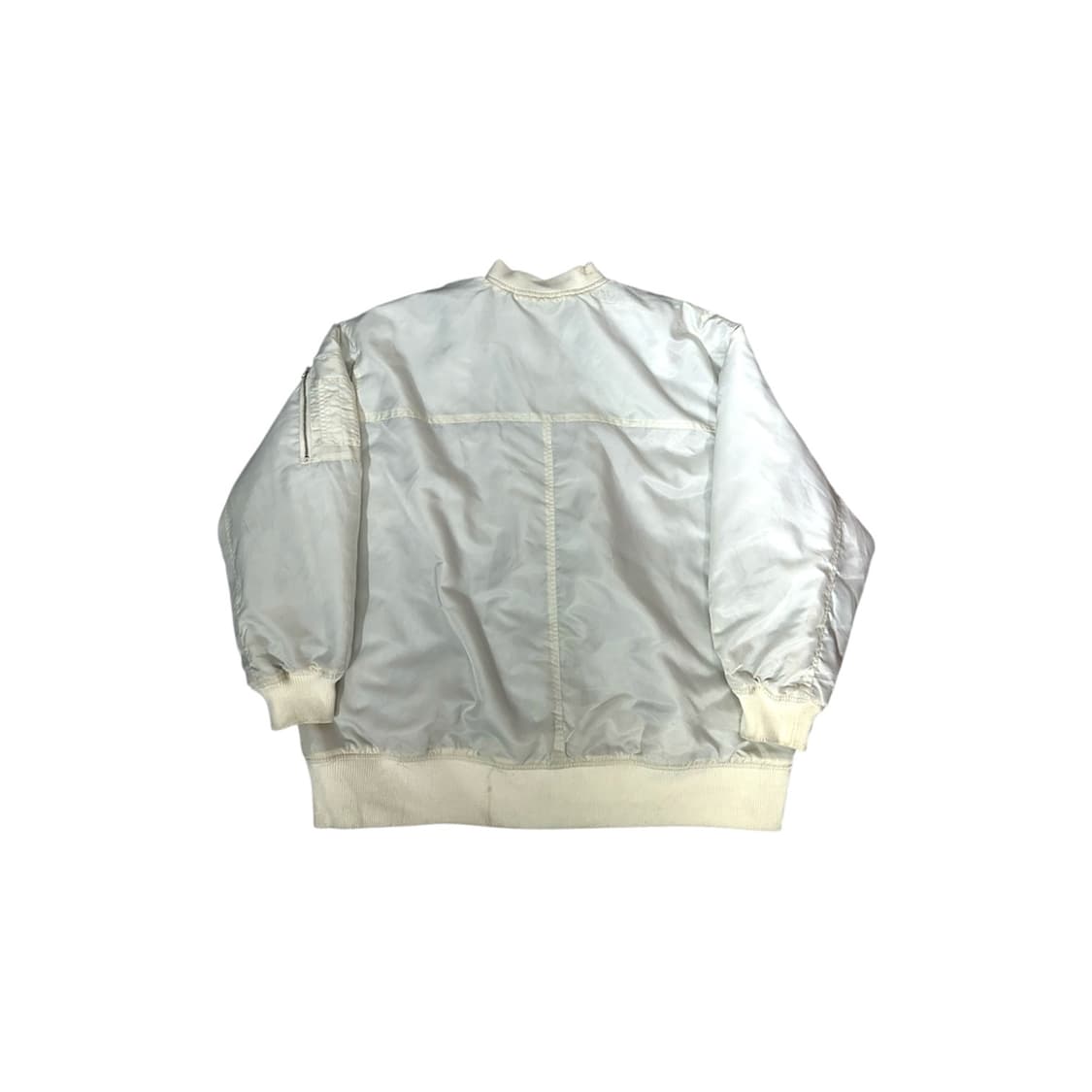 일본 빈티지 화이트 ma-1 마원 항공 잠바 F 상품이미지5