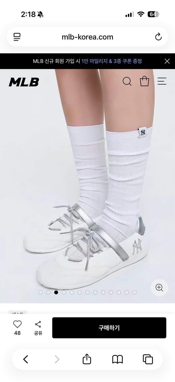 MLB 슬릭 메리제인 상품이미지1