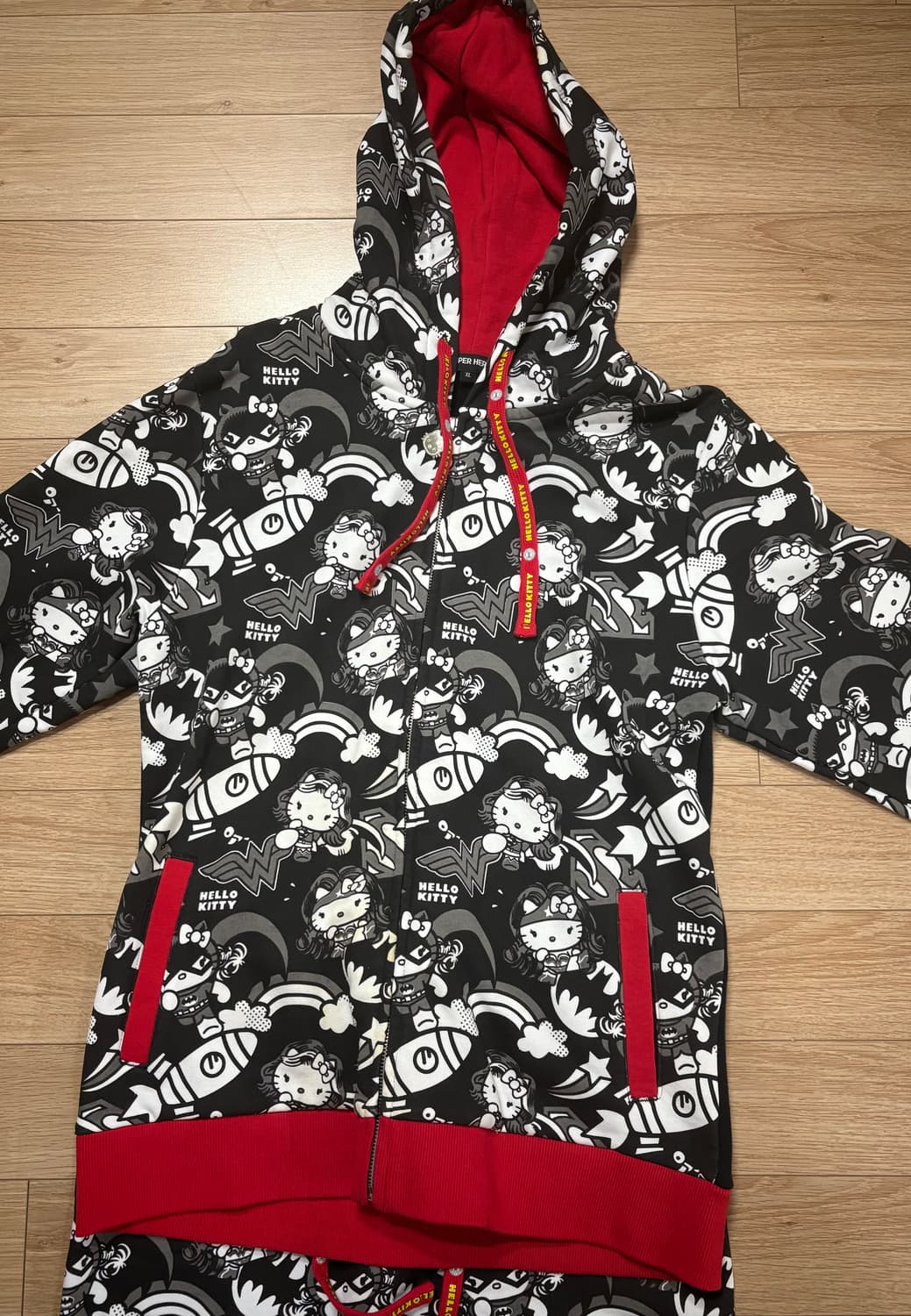 키티 상하의 세트 ( 후드집업 바지) 상품이미지1