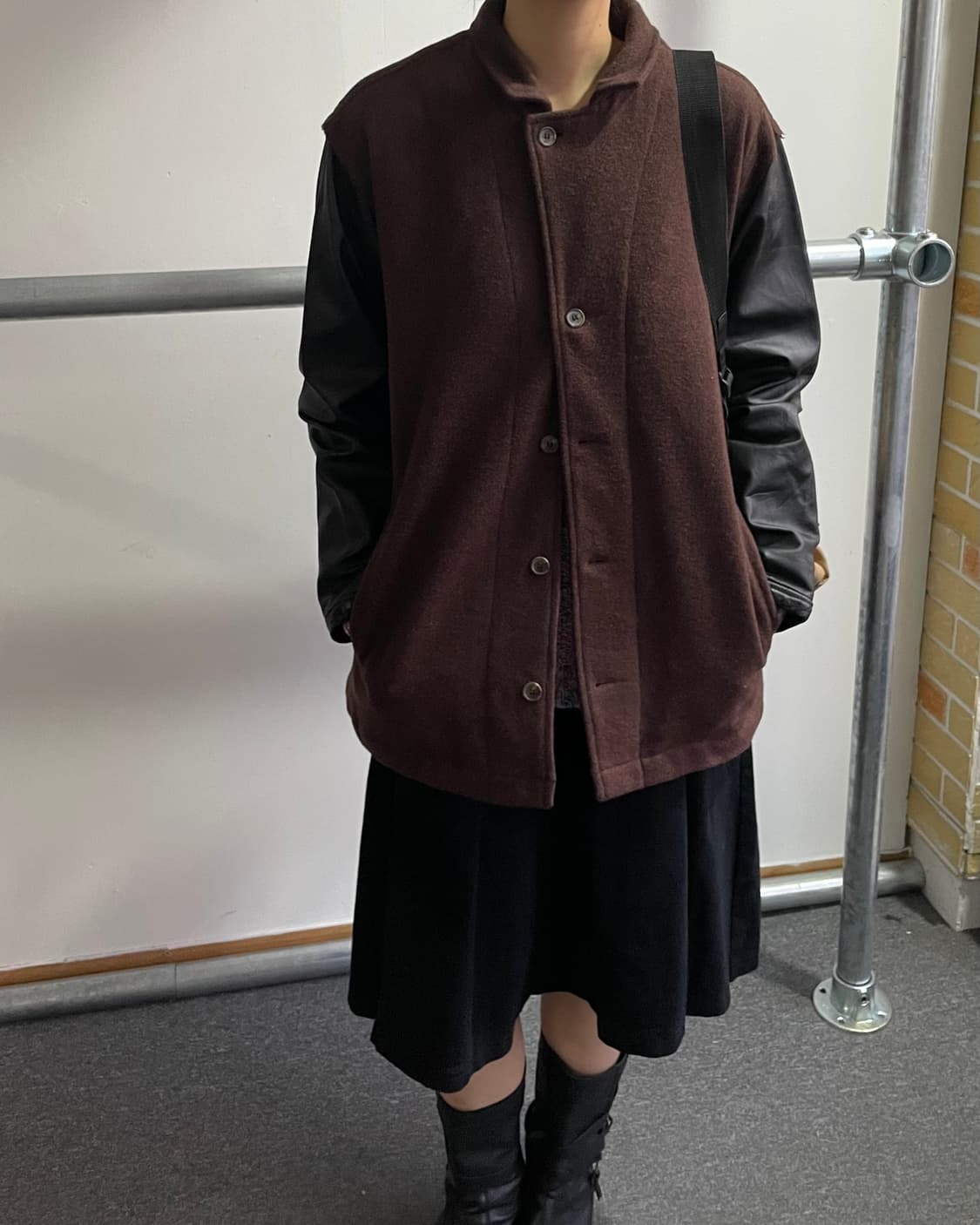 Brown leather jacket 상품이미지9