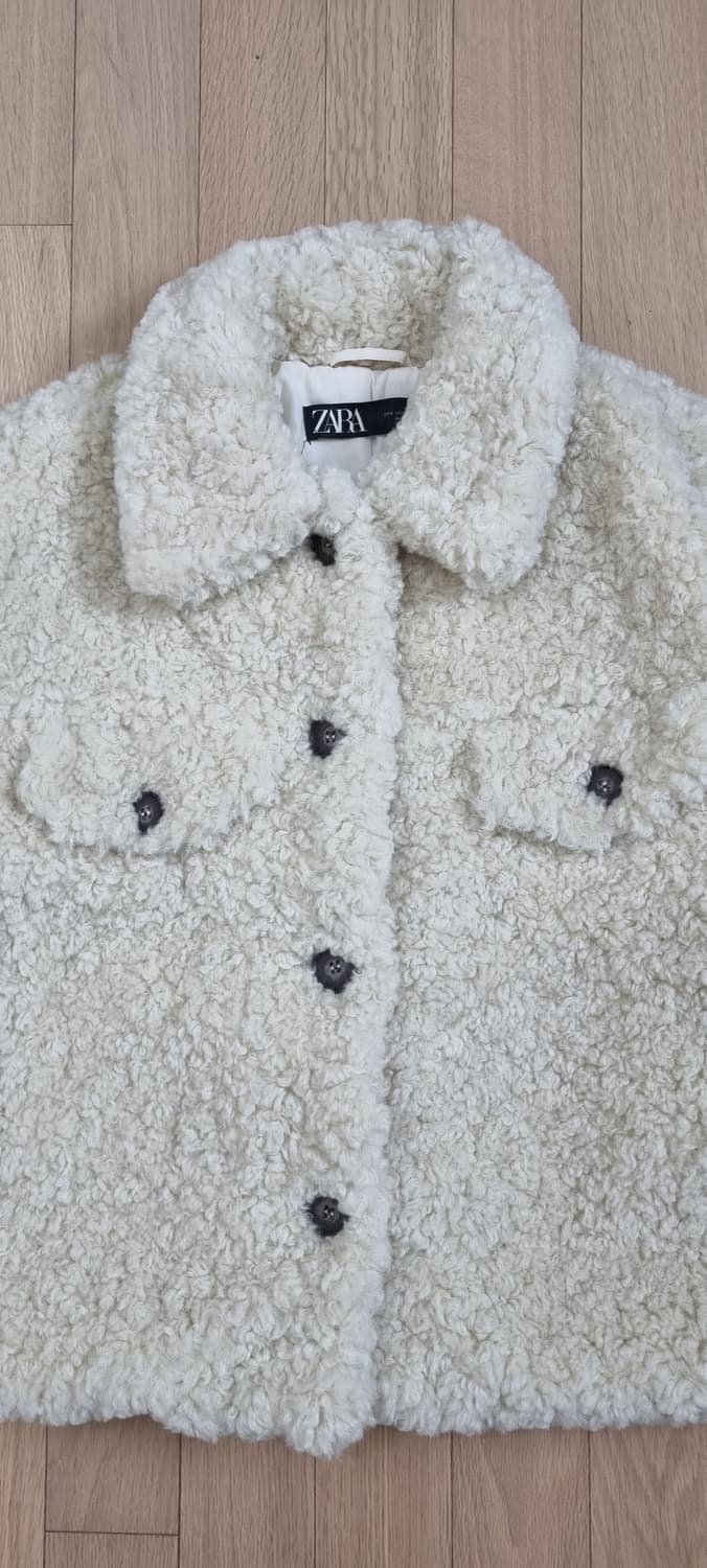 ZARA 에코퍼 시어링 오버핏 자켓 S _ 여성 상품이미지3