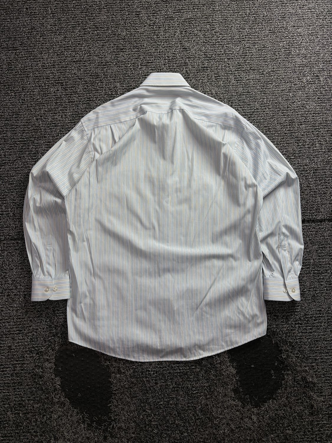 90s 발렌시아가 아카이브 스트라이프 셔츠 3933 상품이미지5