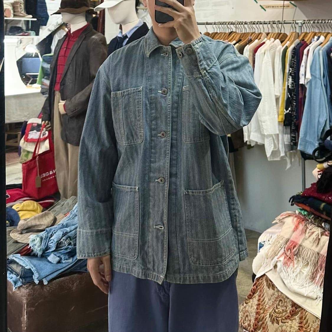 (착용컷) WOLVO 초어 자켓 (남성용 L) 상품이미지4