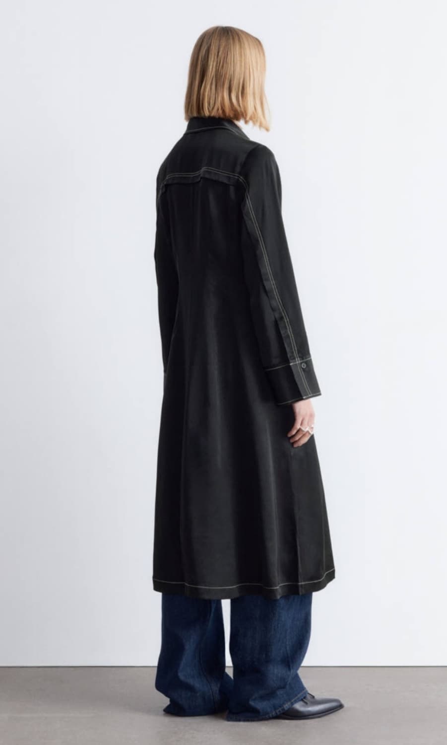 앤아더스토리즈 블랙 맥시 드레스 상품이미지3