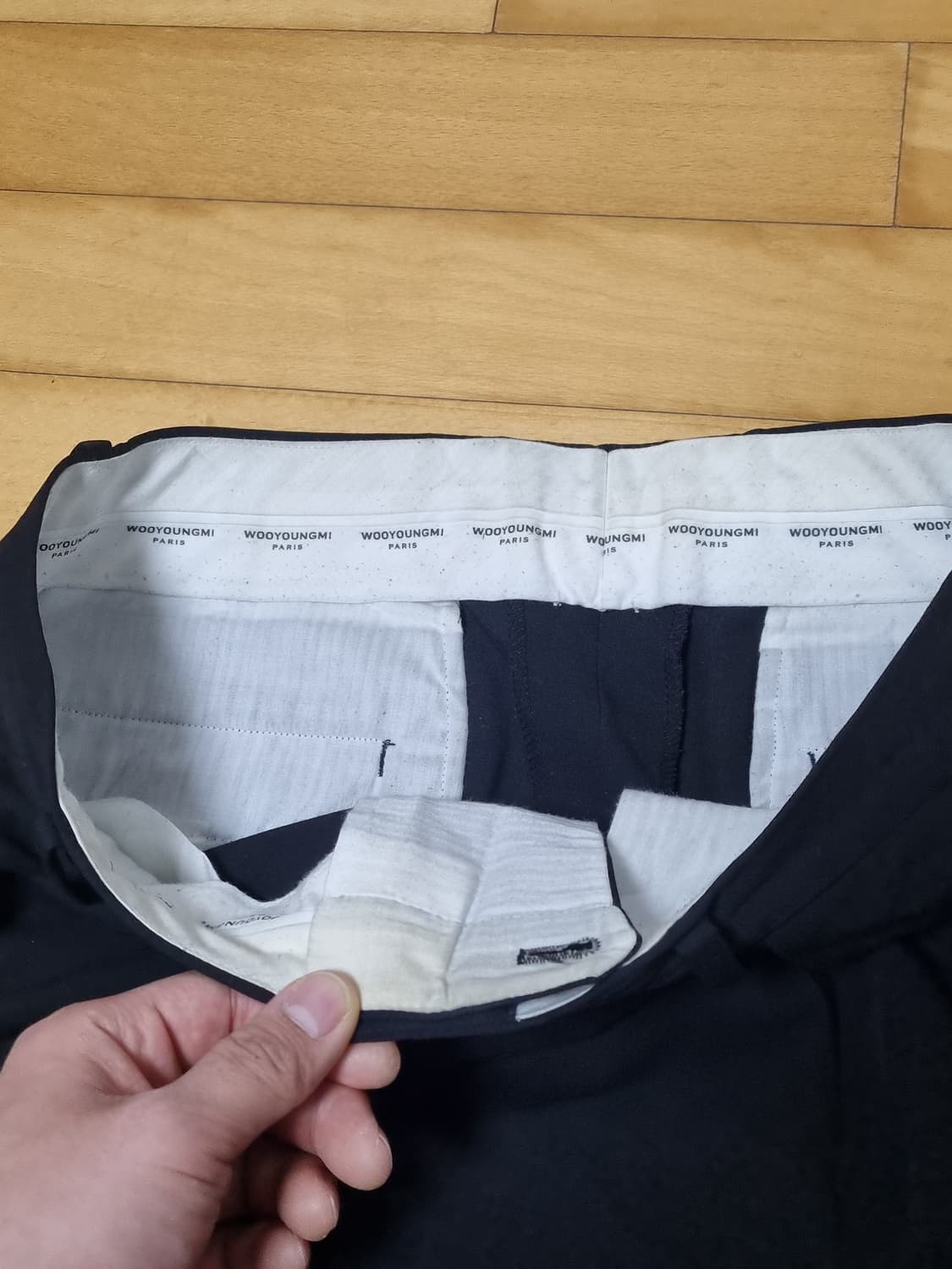 (48) 우영미 턴업팬츠 블랙 상품이미지2