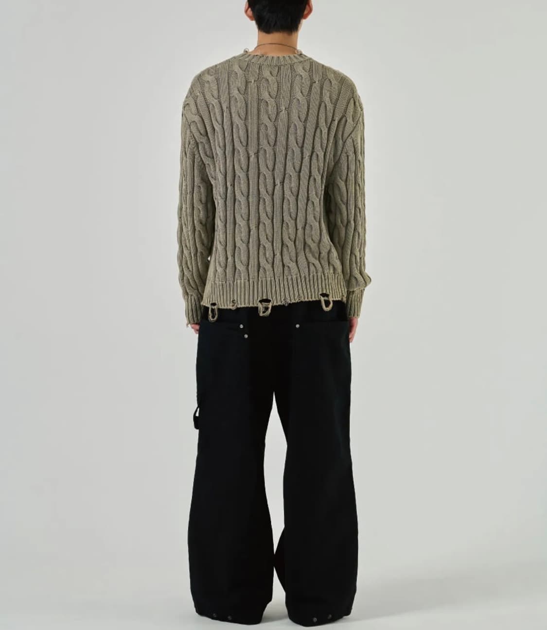 etce 리버서블 워싱 니트 L사이즈 상품이미지2