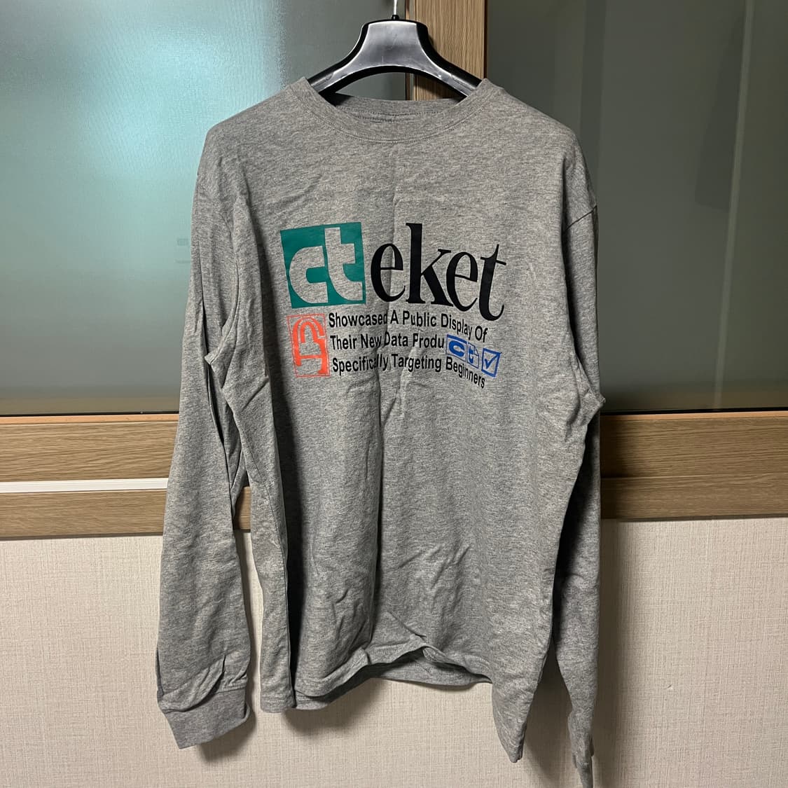 테켓 그레이 롱슬리브 Plan L/S Tee 상품이미지4