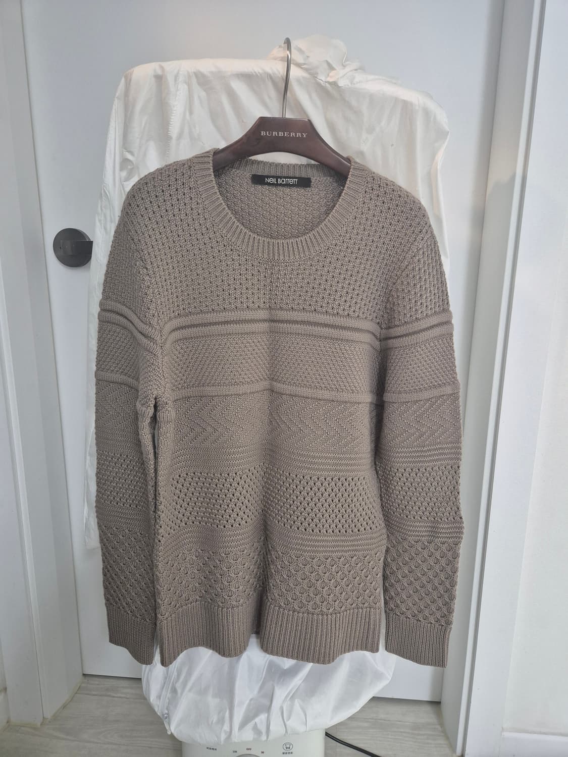 닐바렛/ 블럭 니트 /m 상품이미지1