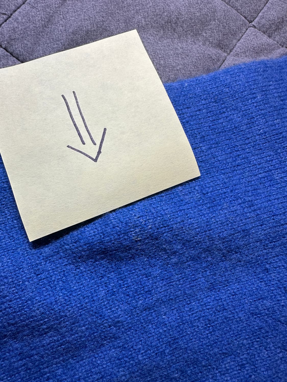 폴로 랄프로렌 코발트 블루 램스울 라운드 니트 (M) 상품이미지7