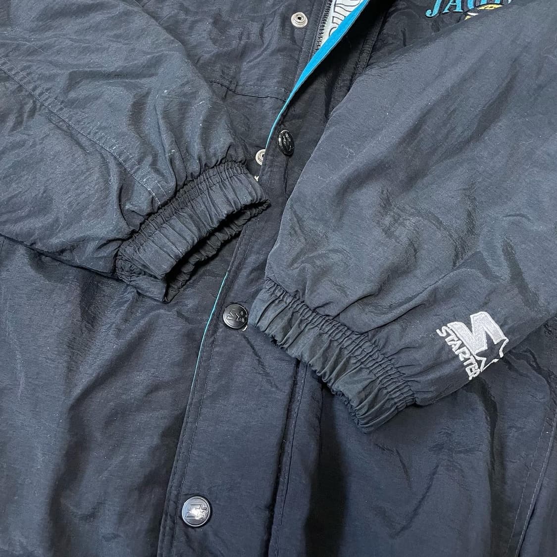 90s 스타터 NFL 잭슨빌재규어스 올드스쿨자켓 3XL 상품이미지7