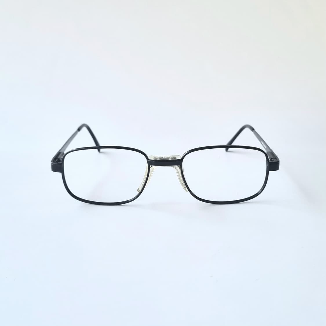 데드스탁 빈티지 무드 미니멀 블랙 스퀘어 안경테 741 상품이미지2