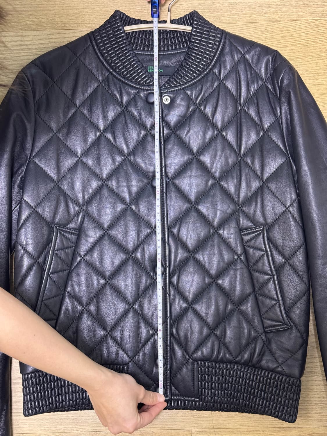 베네통 여성 양가죽 레더자켓 42 상품이미지8