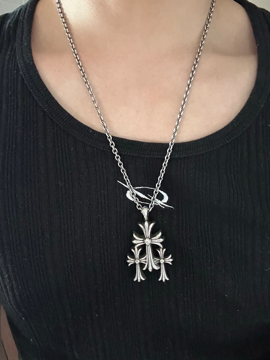 Ne체인 느낌 실버 유화체인 24인치(60cm) 상품이미지2