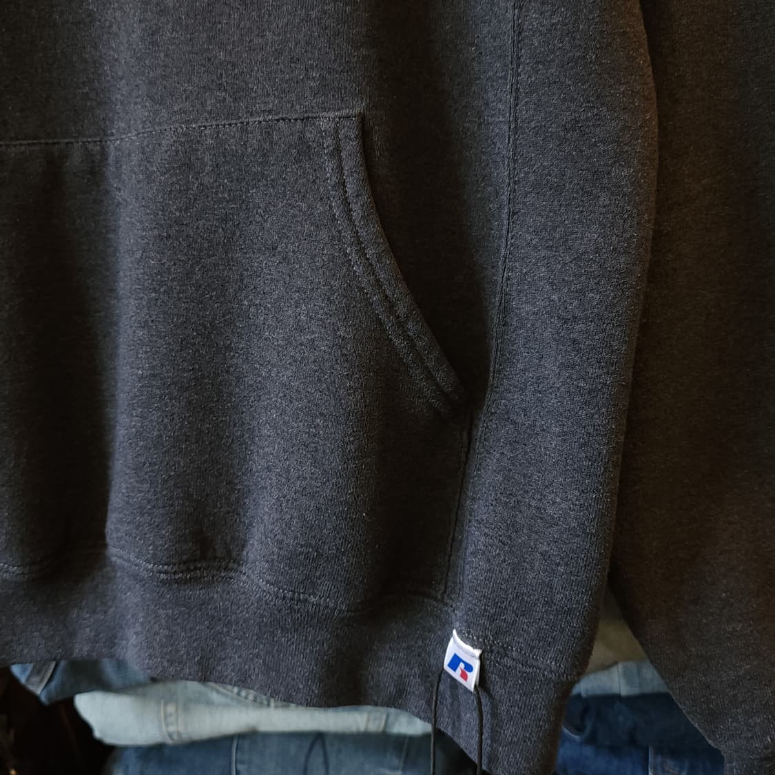 90s 러셀 후드 스웻셔츠 캐네디언 웨스턴 빈티지 후드 M 상품이미지9