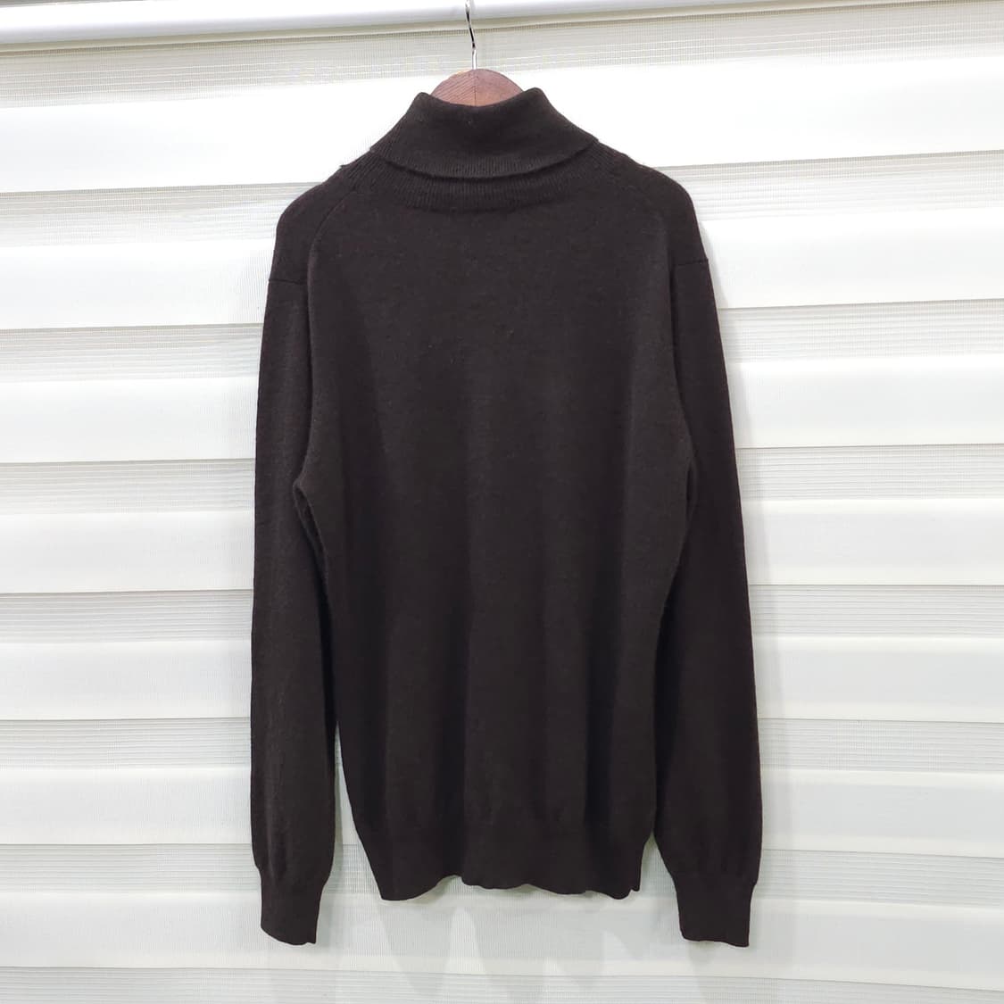 미사용품 Takashimaya 캐시미어100 터틀넥 니트- 우먼LL 상품이미지6