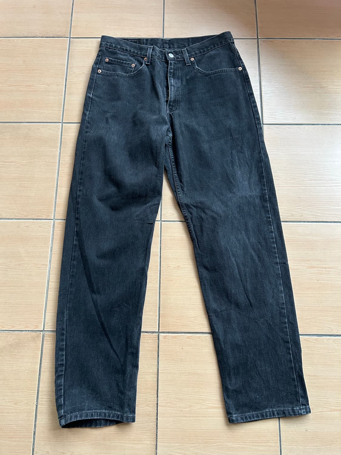 00‘s 리바이스550 블랙진 33in 상품이미지2