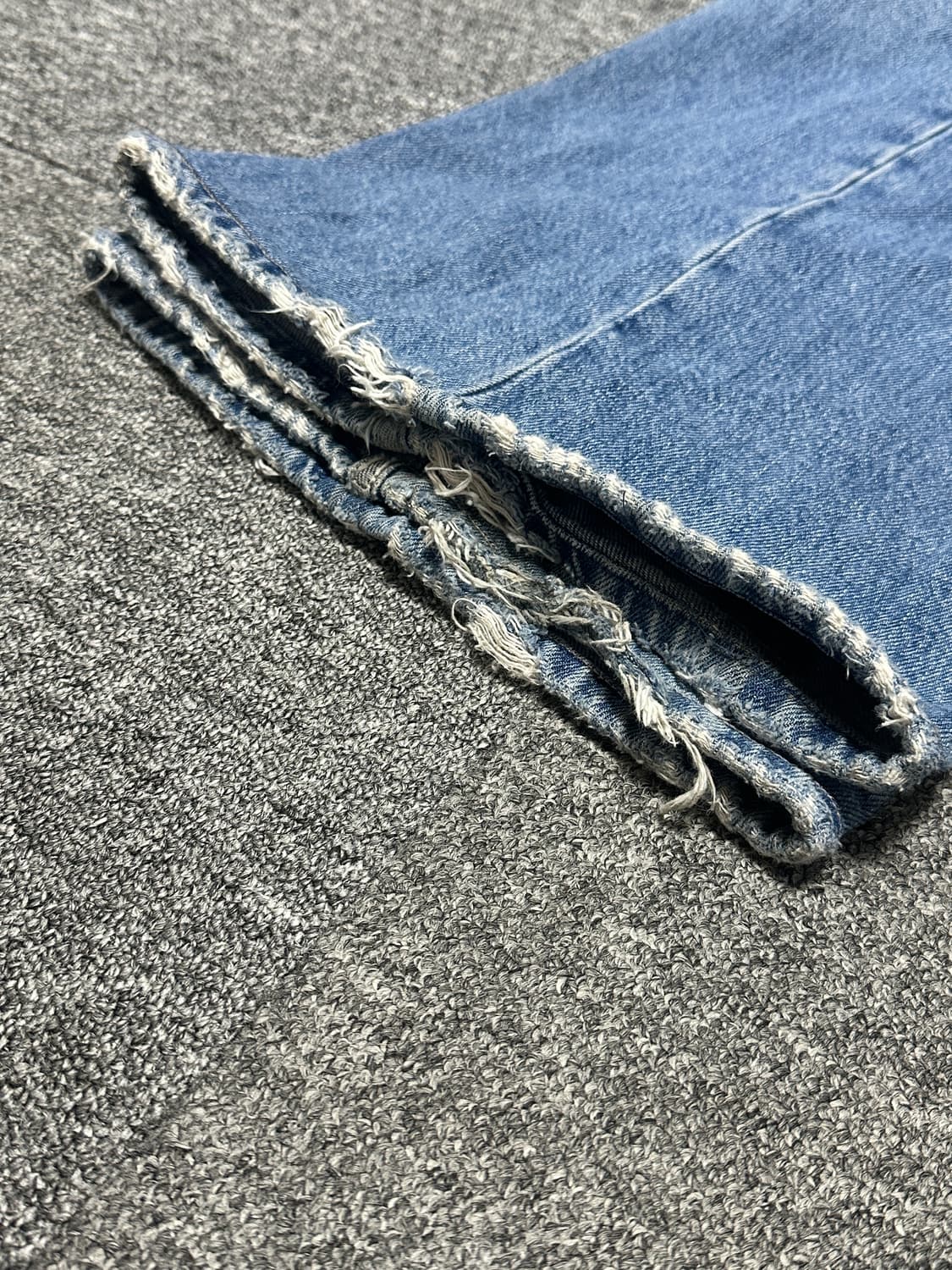 (M) 자라 루이지 rhuigi  플레어 팬츠 데님 진 미디움 블루 상품이미지8