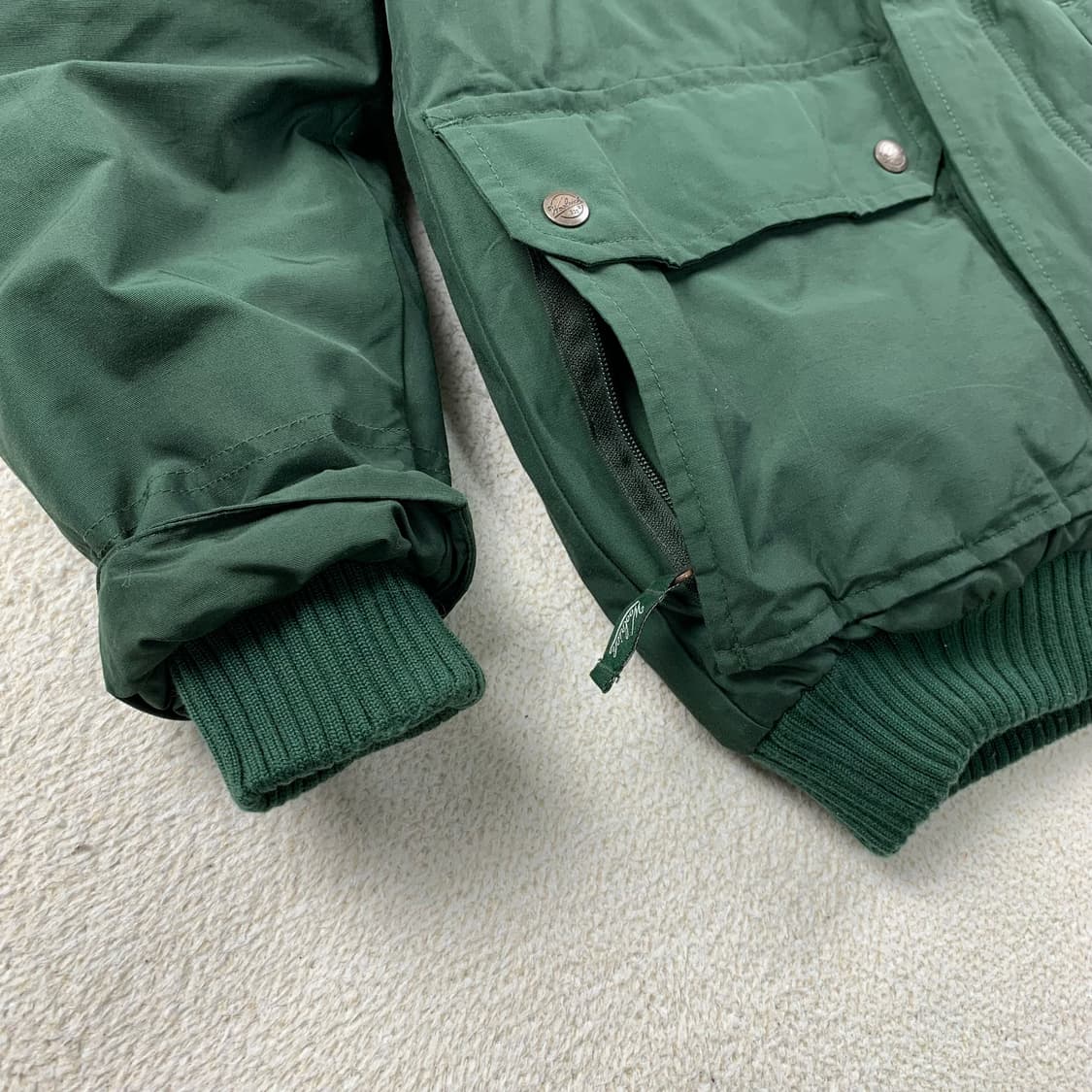 00s 울리치 자수로고 코요테 퍼 아크틱 다운 파카 그린 상품이미지6