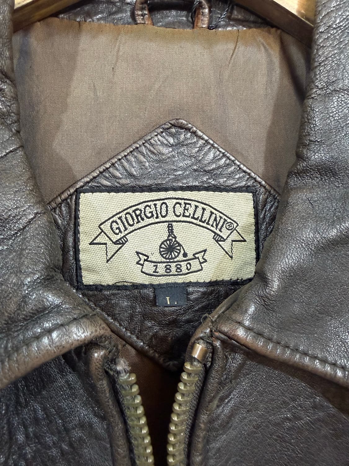 Giorgio Cellini leather jacket 양가죽 자켓  상품이미지5