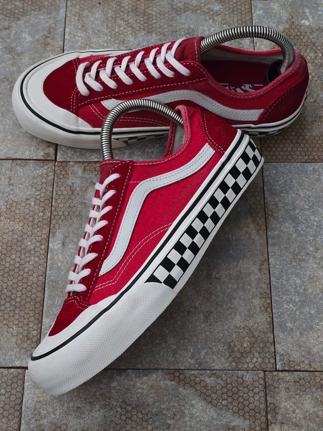 (260)반스 스타일 36 데콘 sf 솔트 워시 레드 스 상품이미지3