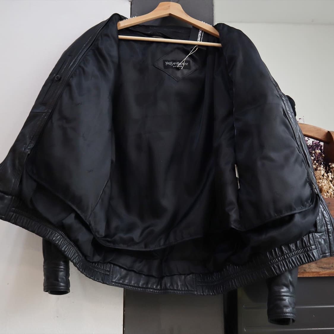 입생로랑 쉽스킨 레더 자켓  상품이미지7