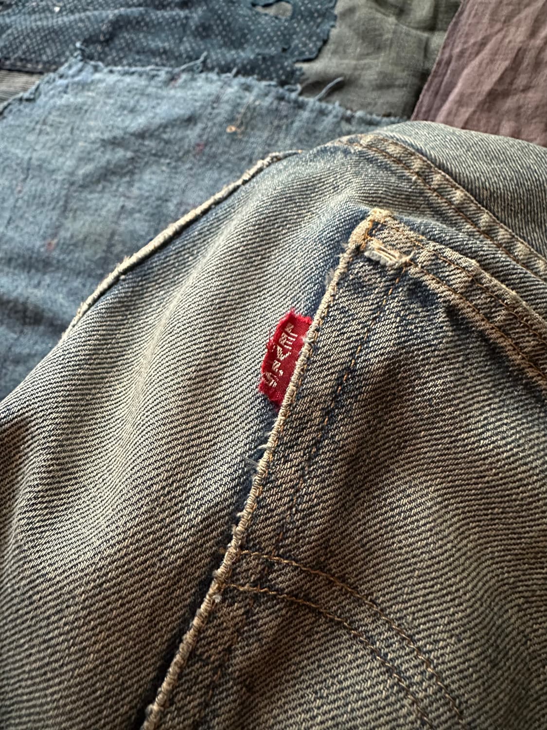 60s Levis BigE Selvedge Denim Pants 66전기 상품이미지10