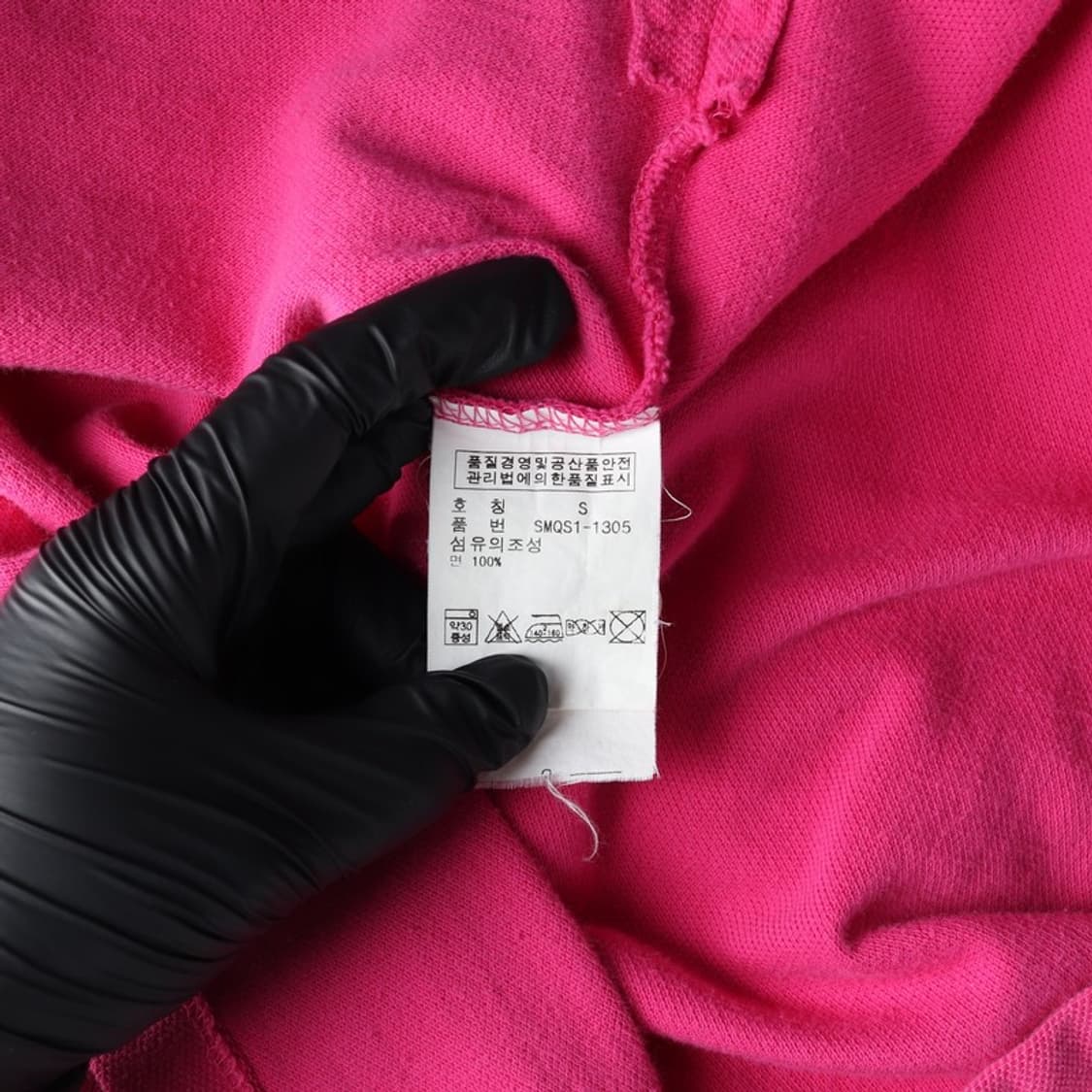 폴로 랄프로렌 핑크 커스텀핏 피케 반팔 카라티 S 상품이미지6