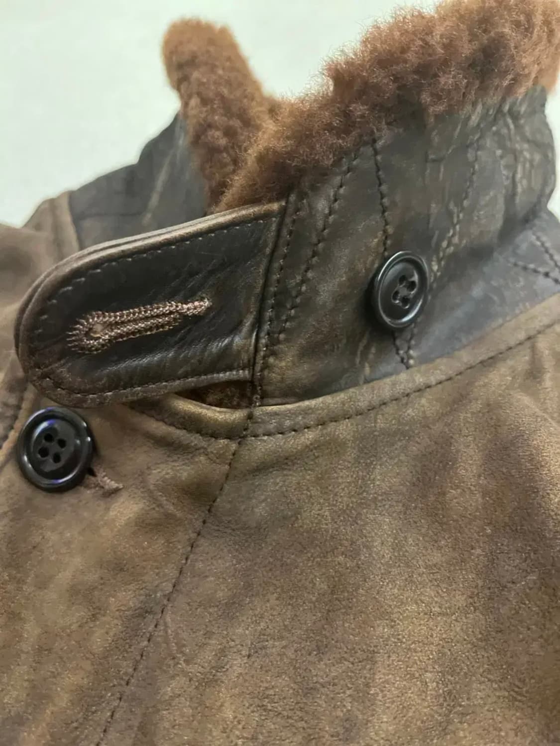 RRL COWHIDE N1 LEATHER DECK JACKET 상품이미지4