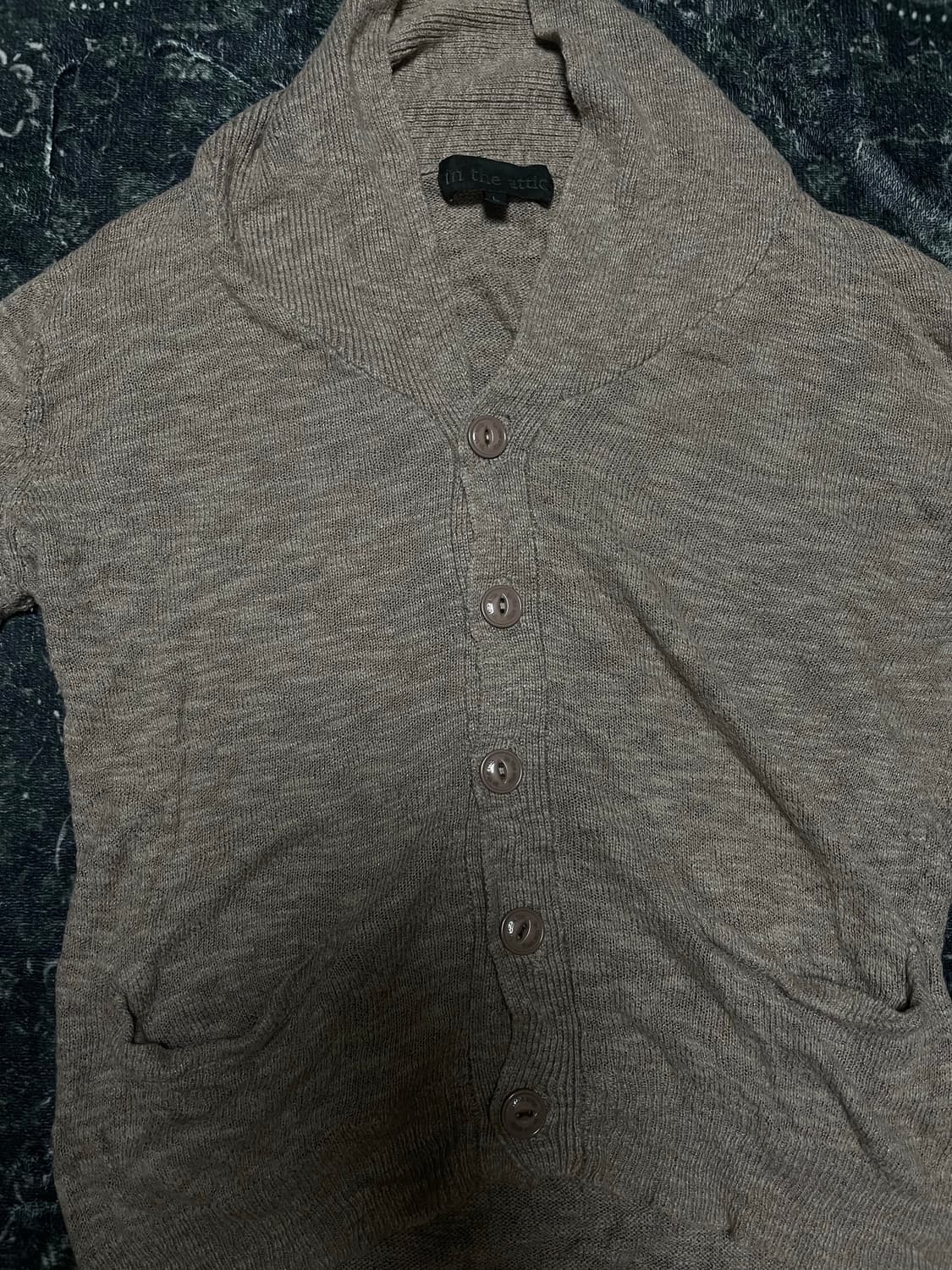 In the attic beige cardigan 상품이미지2