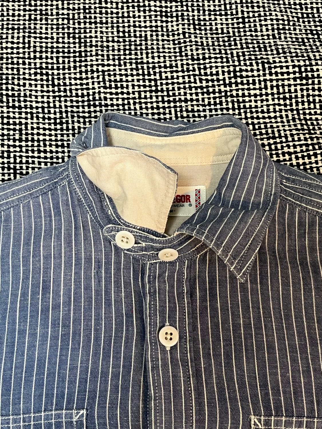 맥그리거 스트라이프 샴브레이 셔츠 상품이미지3