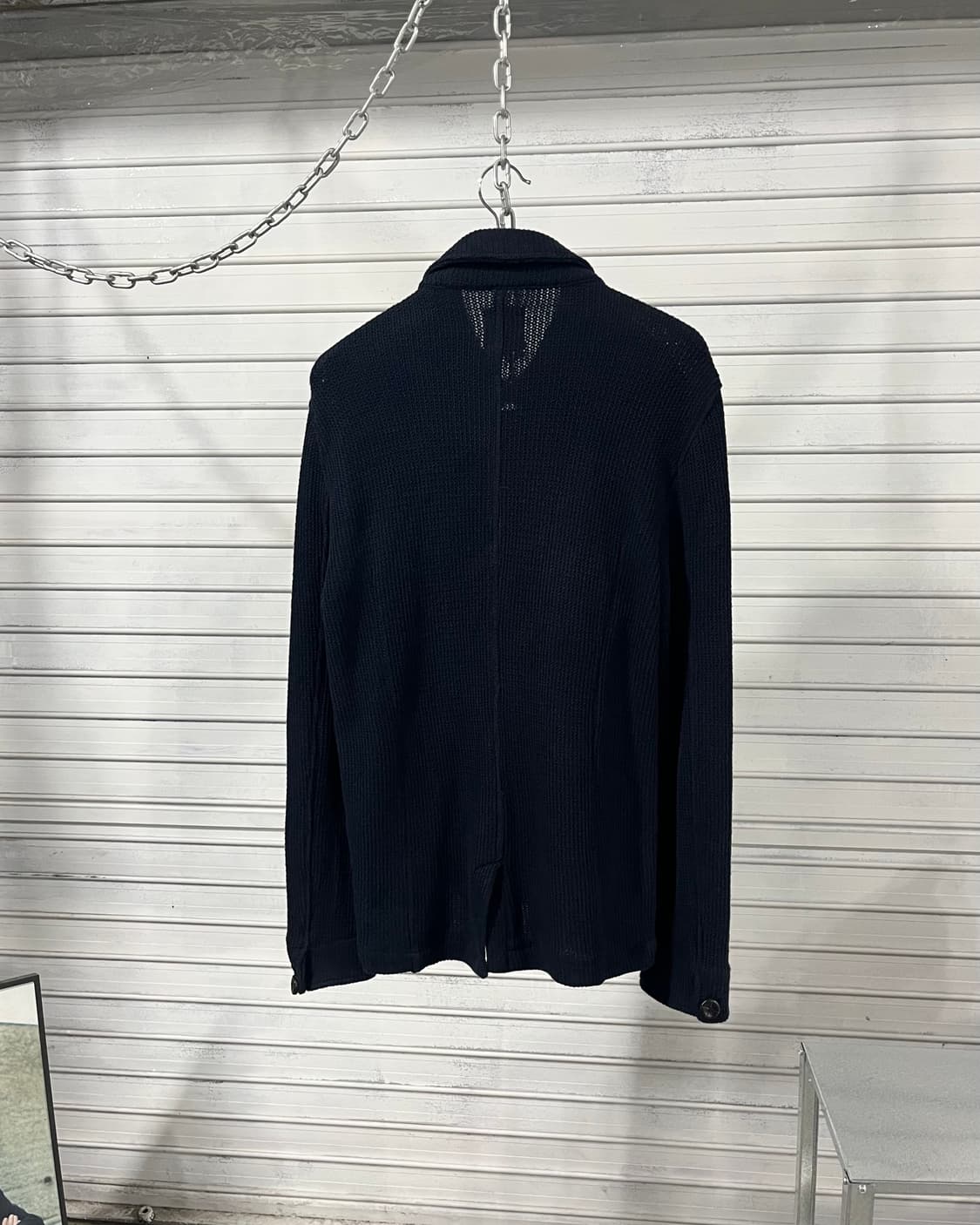 Morgan Homme waffle knit cardigan  상품이미지6