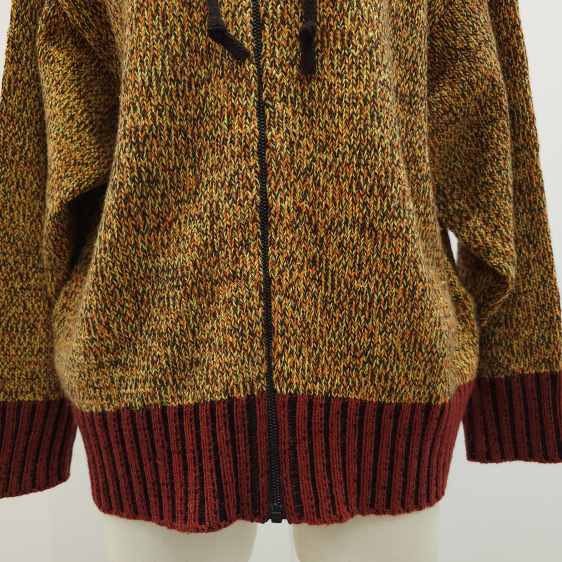 UNIQLO MARNI  콜라보 믹스 컬러 니트 후드 집업 가디건 상품이미지4