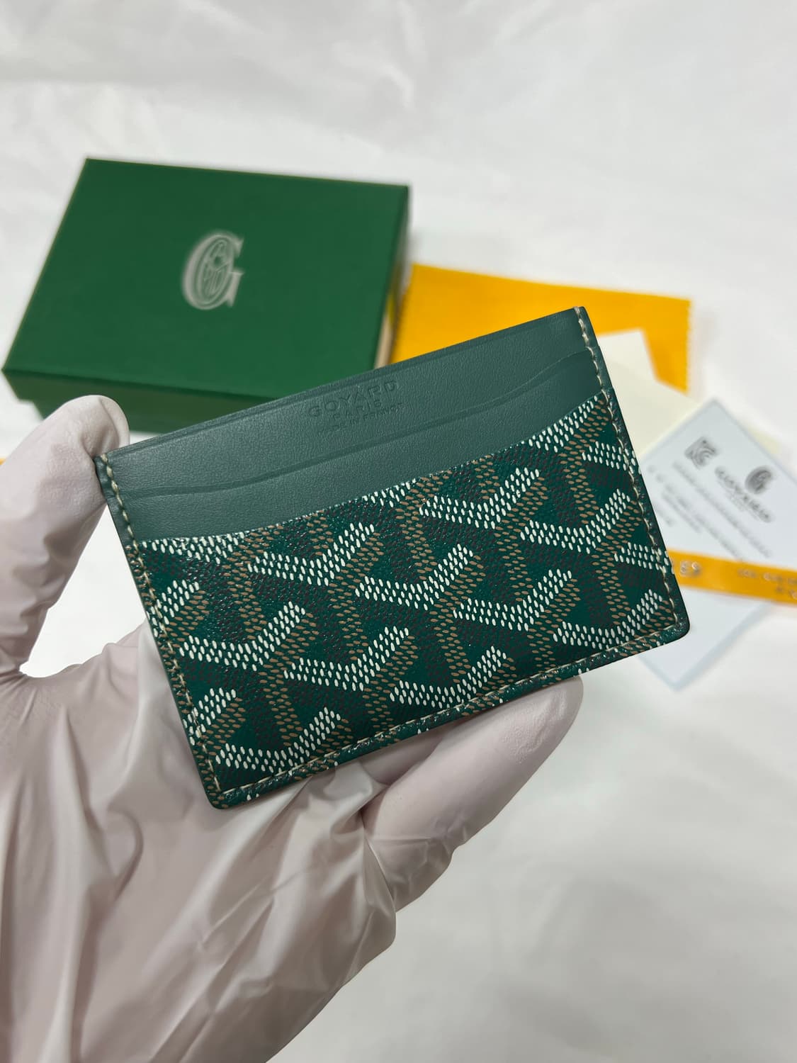 [정품] 새상품급 / 고야드 생쉴피스 카드 홀더 그린 상품이미지3